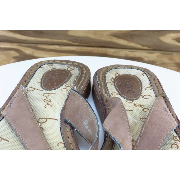 Born Concept Sz 8‎ M Brown Flip Flop Synthetic Women Sandals - Picture 3 of 8